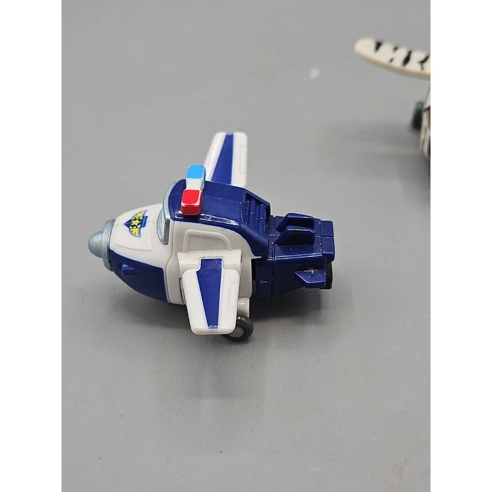 Super Wings Transform-A-Bots Lot Bello & Paul Mini Airplanes 2” Audley 2014